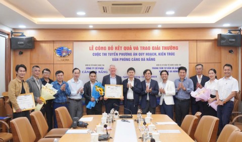 Trao giải Cuộc thi tuyển phương án quy hoạch, kiến trúc Văn phòng Cảng Đà Nẵng