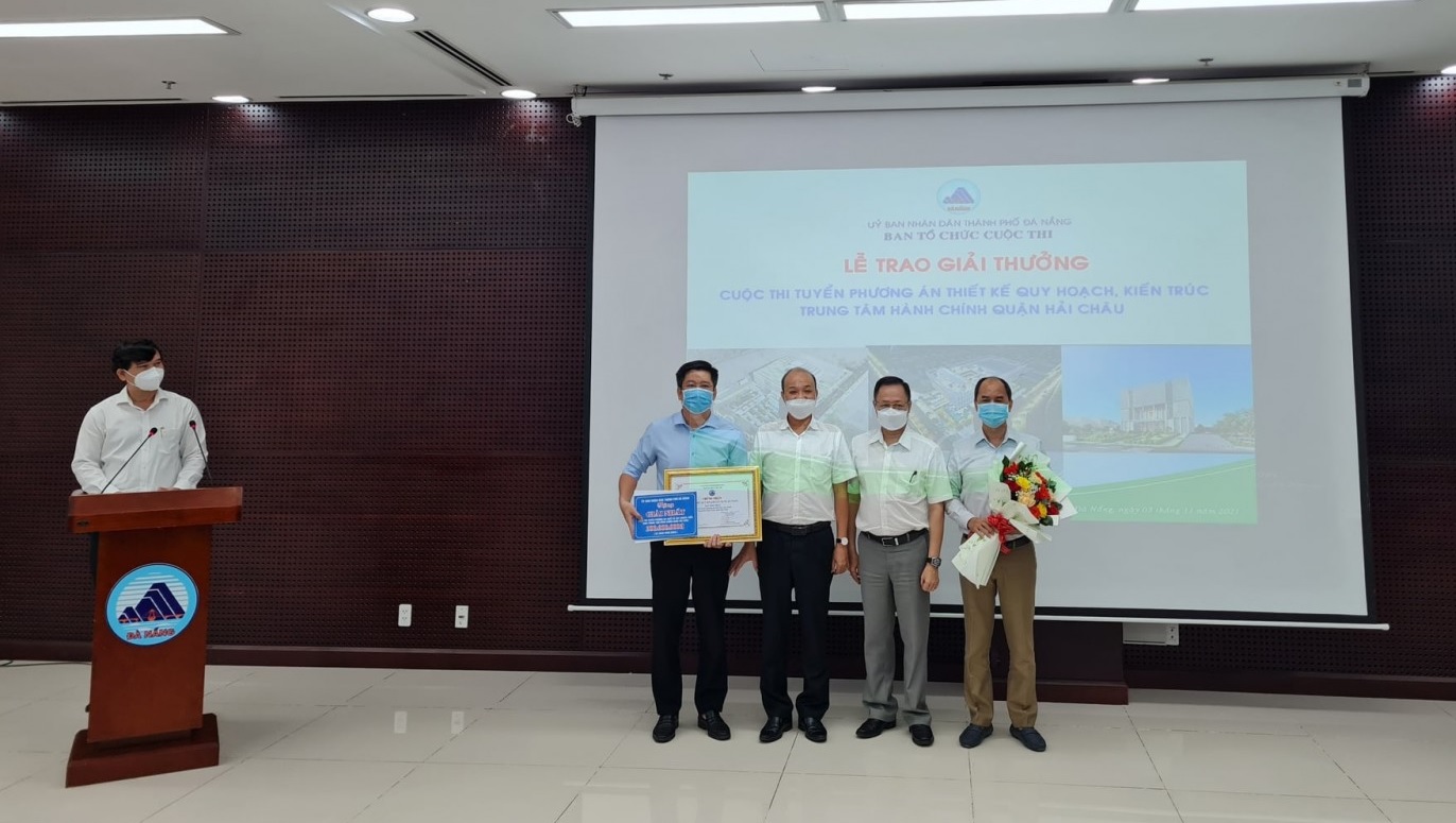 Trao giải thưởng cuộc thi Phương án kiến trúc, quy hoạch Trung tâm Hành chính quận Hải Châu